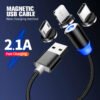 Fast Magnetic Charging Cable 3 in 1 - Buy 1 Get 1 Free